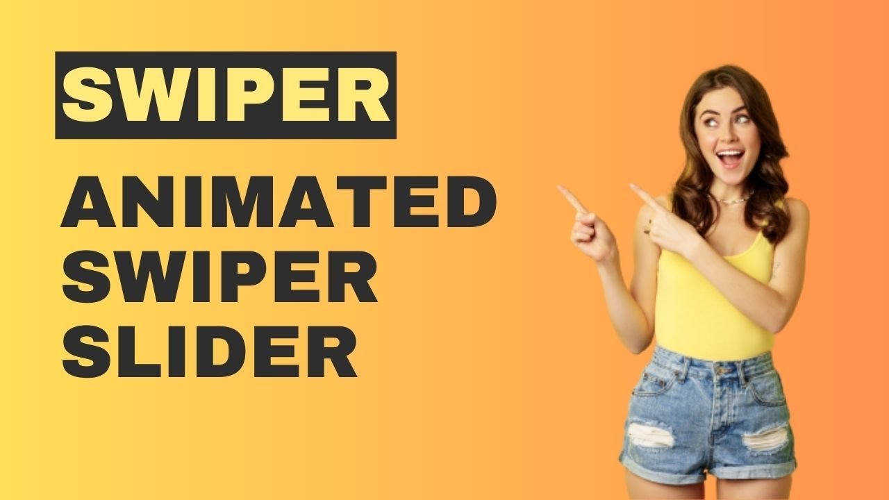 stackfindover's tweet card. Create Stunning Slideshows with Swiper Slider - Easy Tutorial