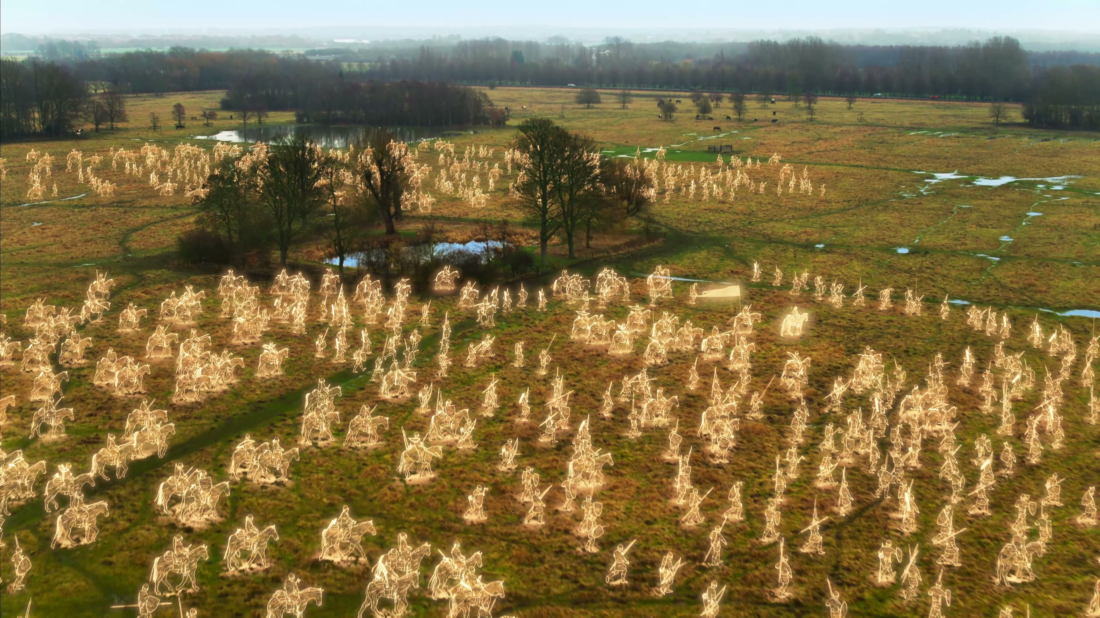 CompostCreative's tweet card. Age of Empires IV Golden Soldier's Reel