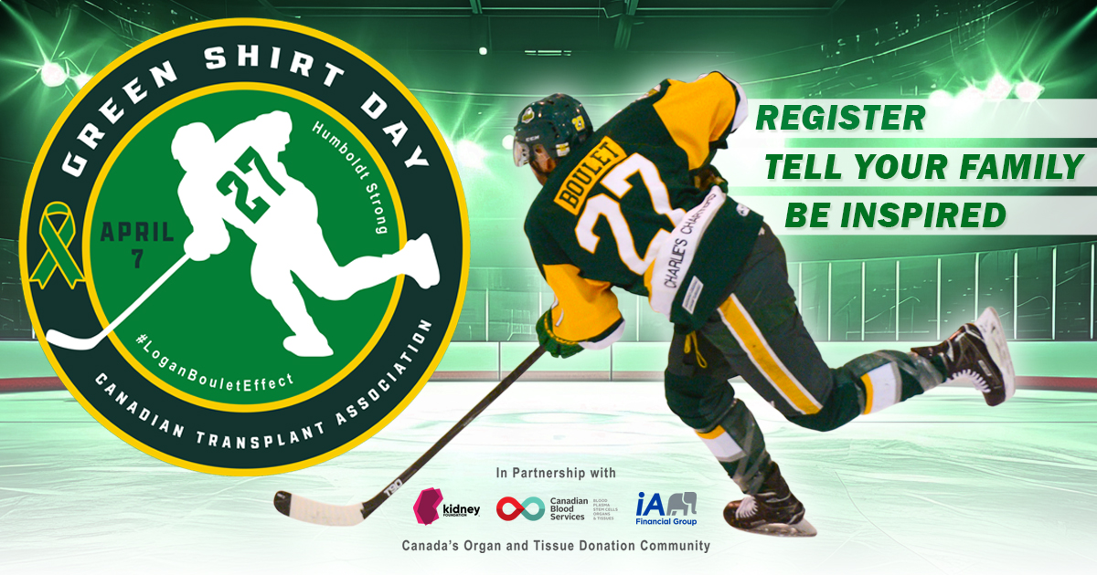 joel_mcd's tweet card. In honour of the Logan Boulet Effect, in support of organ donor awareness and registration across Canada.