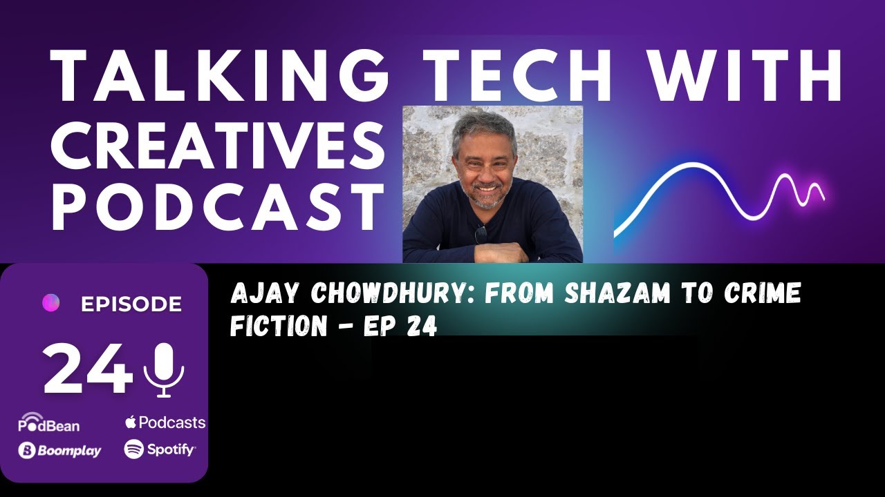 ajaychow's tweet card. Ajay Chowdhury: From Shazam to Crime Fiction | Talking Tech with...