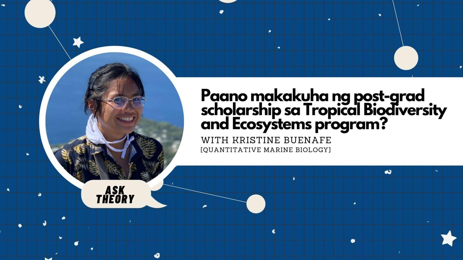 flipscienceph's tweet card. In EP44 of the #AskTheory #podcast, quantitative marine biologist Kristine Buenafe talks about MPAs and the TROPIMUNDO program: #pinoyscicomm #sciencechatph