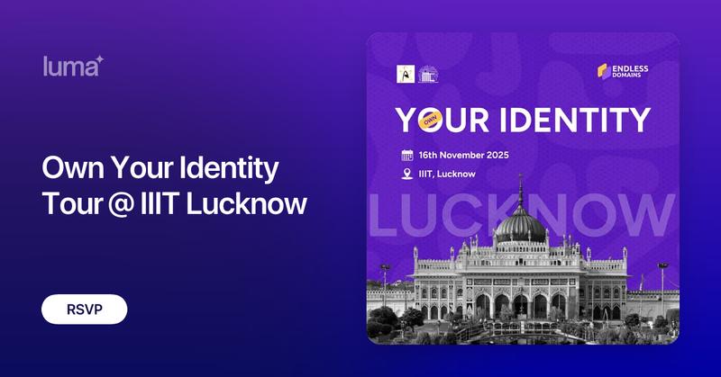 0xweb3IIITL's tweet card. Own Your Identity in Web3 University Tour is designed to inspire and educate the next generation of builders, creators, and community leaders. Students will…