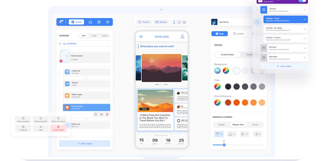 nhatnx's tweet card. Turn your ideas into reality with a website and native apps for both Android & iOS in a matter of minutes. Your apps will be built on top of React Native, provide full native interfaces and perform...