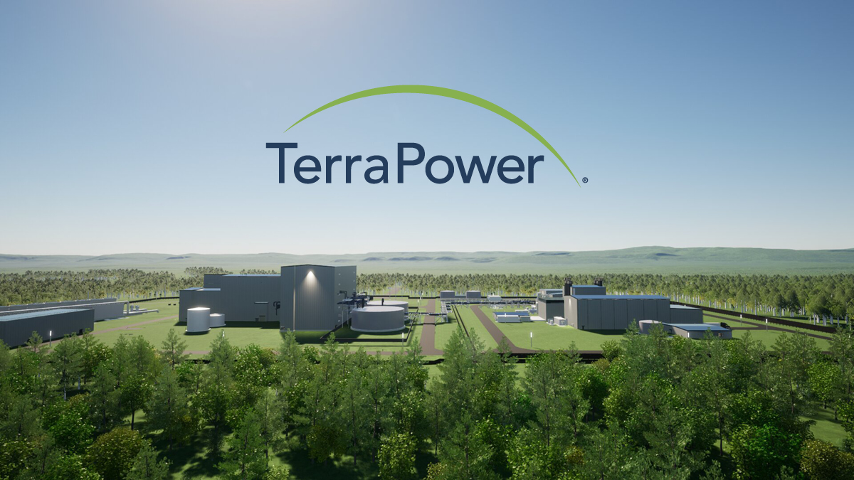 TerraPower's tweet card. TerraPower received approval from the Wyoming Industrial Siting Council (ISC) on its permit for the first Natrium plant, Kemmerer Power Station Unit 1.