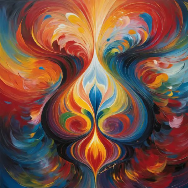 VisualStarseed's tweet card. Dance of Lovers by Surabhi Singhi was submitted to the Win a solo show at AWITA NY Gallery Open Call on @thehugxyz. Visit HUG to vote for their artwork and help them get curated 🎨