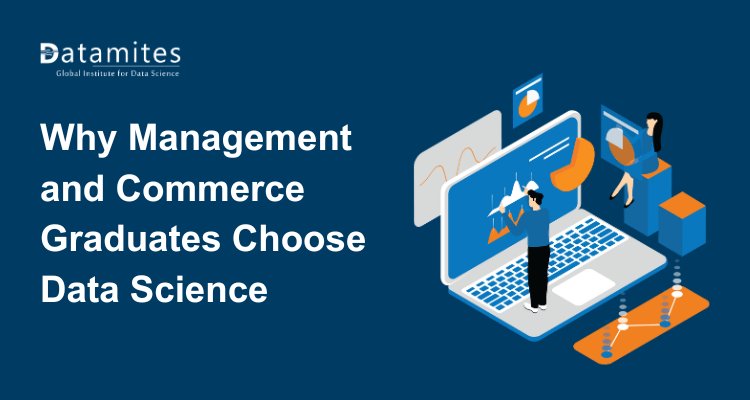DataMites's tweet card. Many management and commerce graduates in 2025 are moving into data science for better career growth, high demand, and the chance to turn business knowledge into data-driven decisions.
