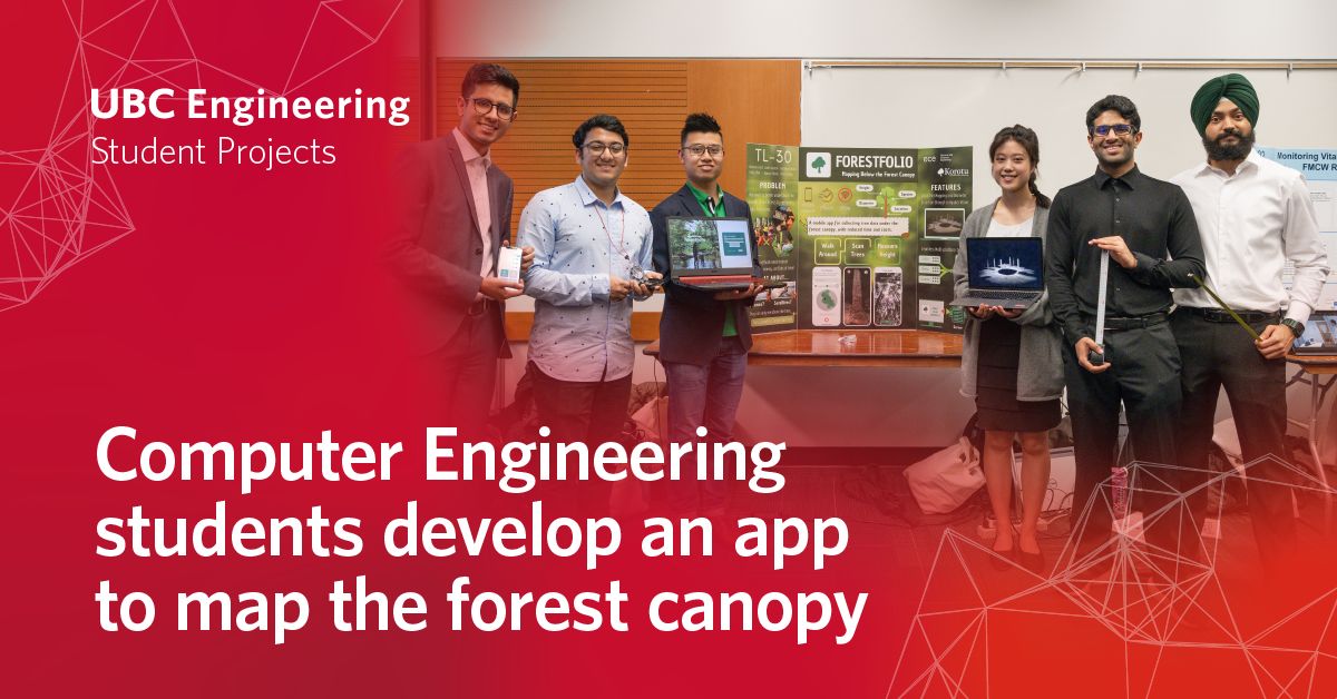 ubcengineering's tweet card. Our projectWe worked with Korotu Technology, a sustainable finance technology start-up, to develop ForestFolio, an a Computer Engineering Student Project