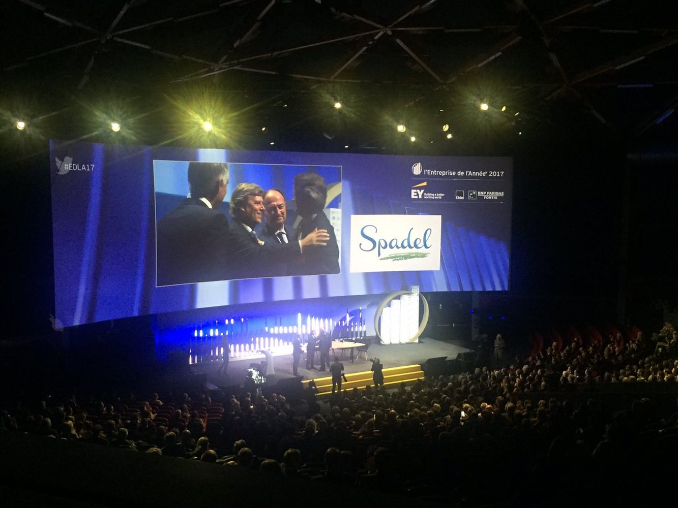 anneso_onthego's tweet card. Spadel est l'Entreprise de l'Année 2017