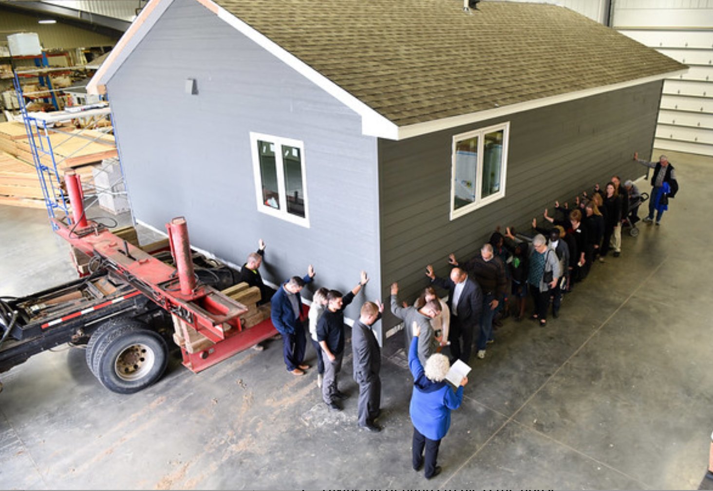 bsmallbrock's tweet card. A Sioux Falls family will move into a new home later this year thanks to a first-of-its-kind effort by area banks.