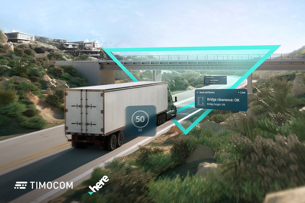 Generacion_IoT's tweet card. TIMOCOM y HERE Technologies amplían su alianza de 25 años para impulsar la logística conectada en Europa
