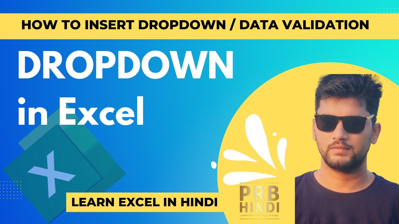 JohnBhatt's tweet card. How to create Dropdown in Excel? - PRB Hindi