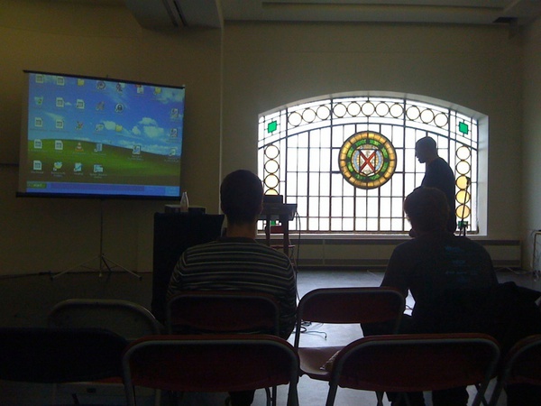 _CyberCap's tweet card. Problèmes techniques à la salle Polyvalente #pcmtl