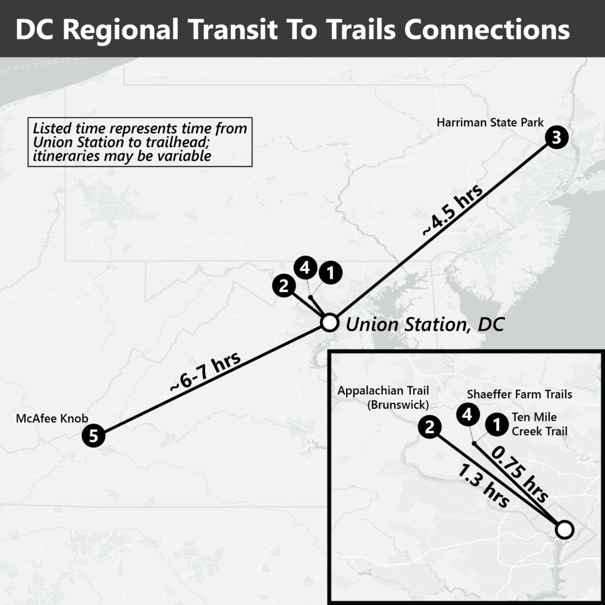 ggwash's tweet card. These five itineraries are designed for people who consider the journey to be part of the adventure, but always remember that access to nature is all around you if you look closely.