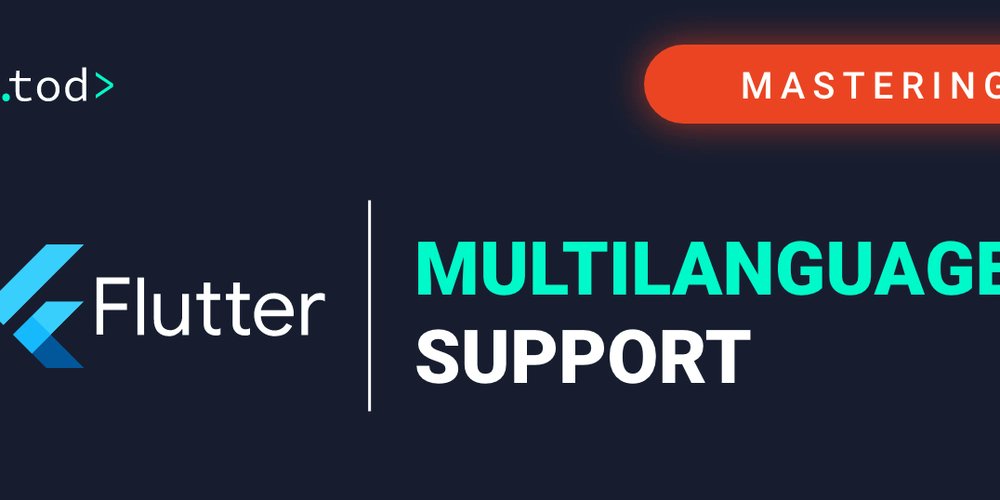 TheotherdevS's tweet card. One thing Flutter doesen't let you do out of the box is multilanguage support. There are a few ways...