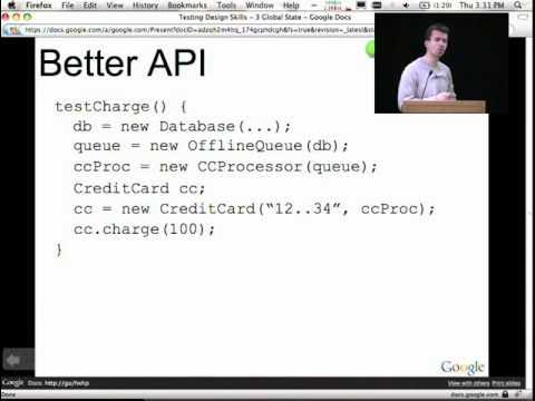 nrjsnm's tweet card. The Clean Code Talks - "Global State and Singletons"