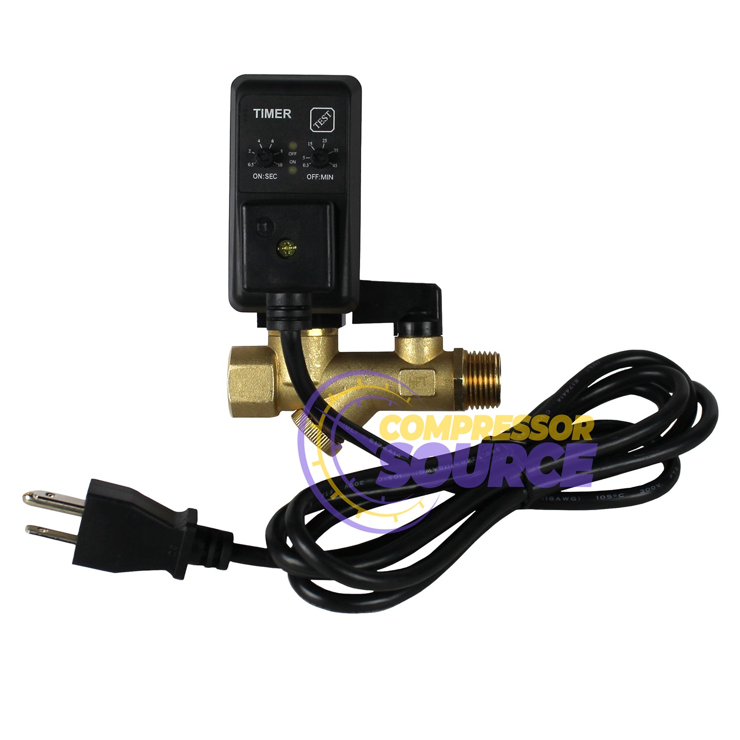 CompressrSource's tweet card. Keep your air compressor system running clean and efficient with the BTC50-1 Automatic Electronic Tank Drain Valve. Designed to automatically remove water, moisture, and condensate buildup from your...