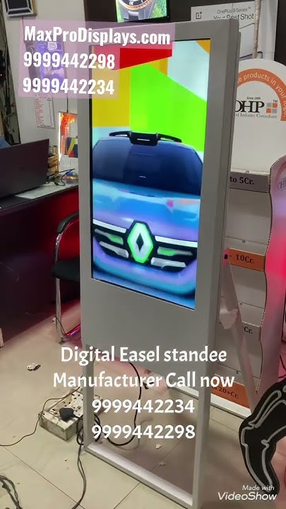 MaxproDisplays's tweet card. Digital Video standee manufacturer | A type Video standee display...
