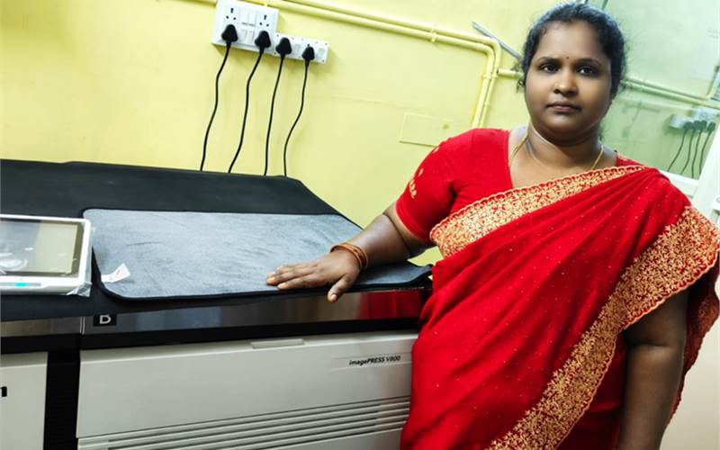 Canon_India's tweet card. Canon drives Sahana Digital for quality and consistency