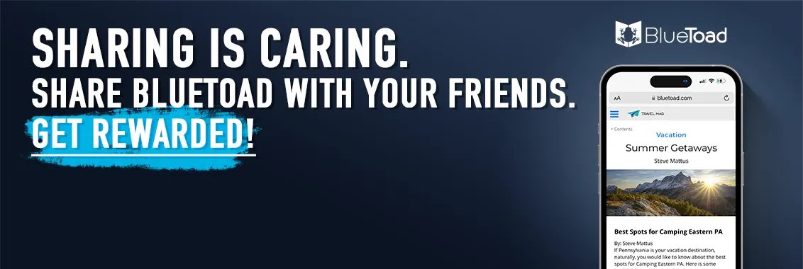 bluetoadinc's tweet card. Do you know a publisher who could benefit from BlueToad? We’ve built our business over the past two decades on relationships and referrals and want to reward …