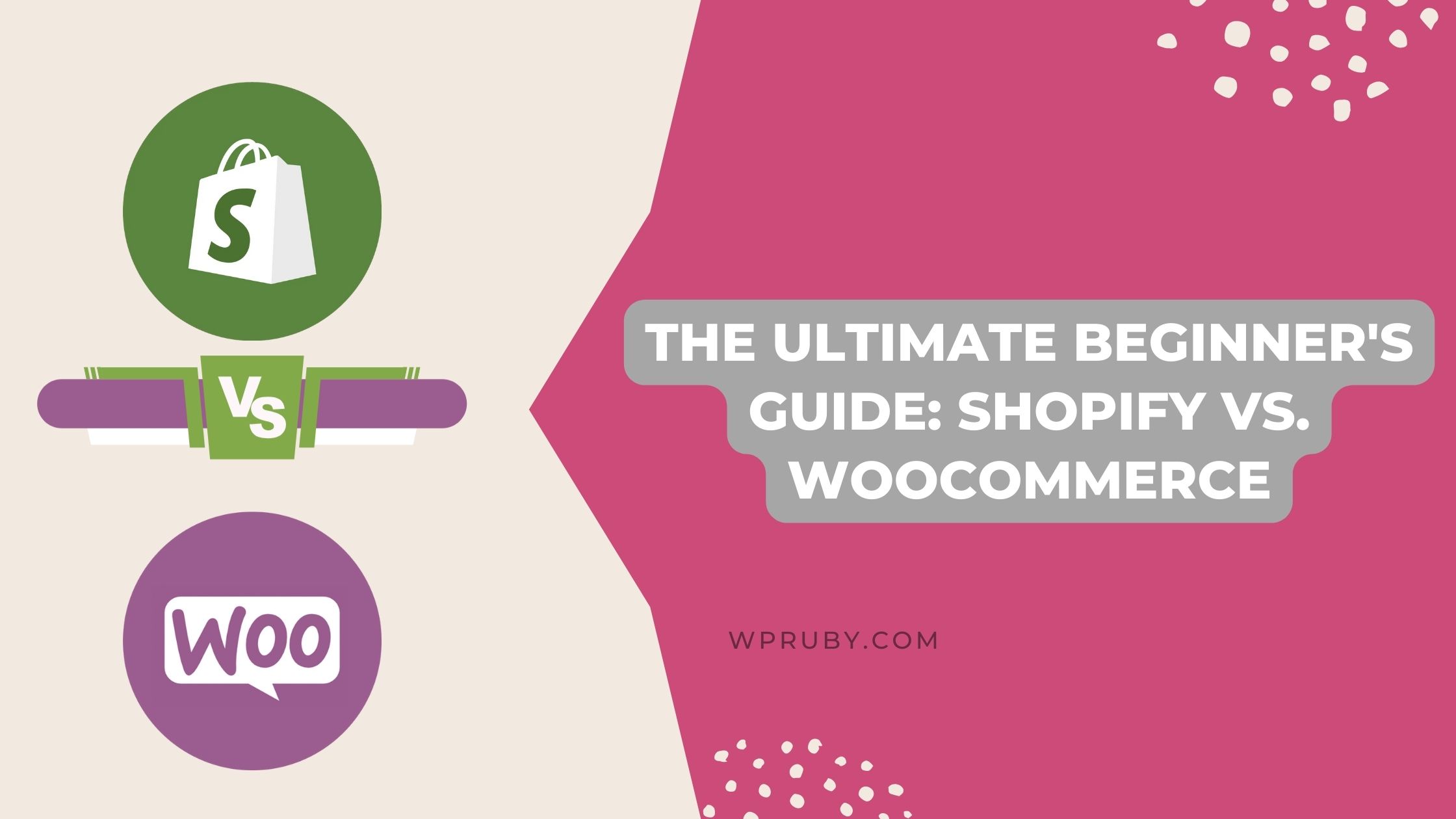 WPRubyPlugins's tweet card. Navigate the eCommerce maze with our ultimate beginner's guide comparing Shopify and WooCommerce. Discover which platform aligns with your business needs.