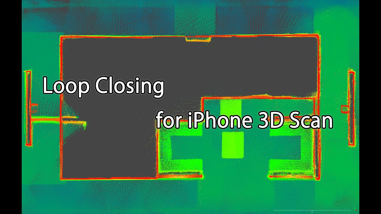 kana_cgpcpgm's tweet card. Loop Closing for iPhone 3D Scan