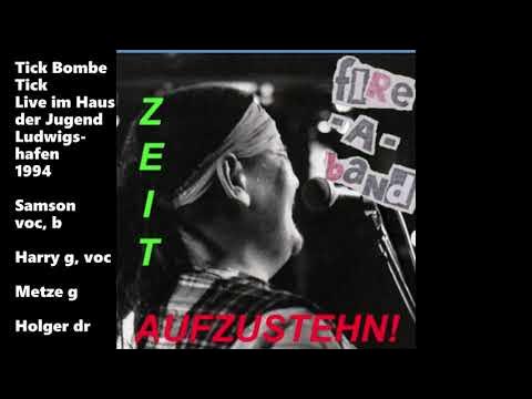 FireABand1's tweet card. Fire-A-Band Tick Bombe Tick Live im Haus der Jugend Ludwigshafen 1994