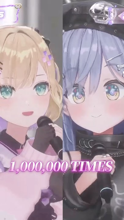 kuromu_yano's tweet card. くろむちゃんと1,000,000 TIMES 歌いました🎶 #胡桃のあ3Dライブ