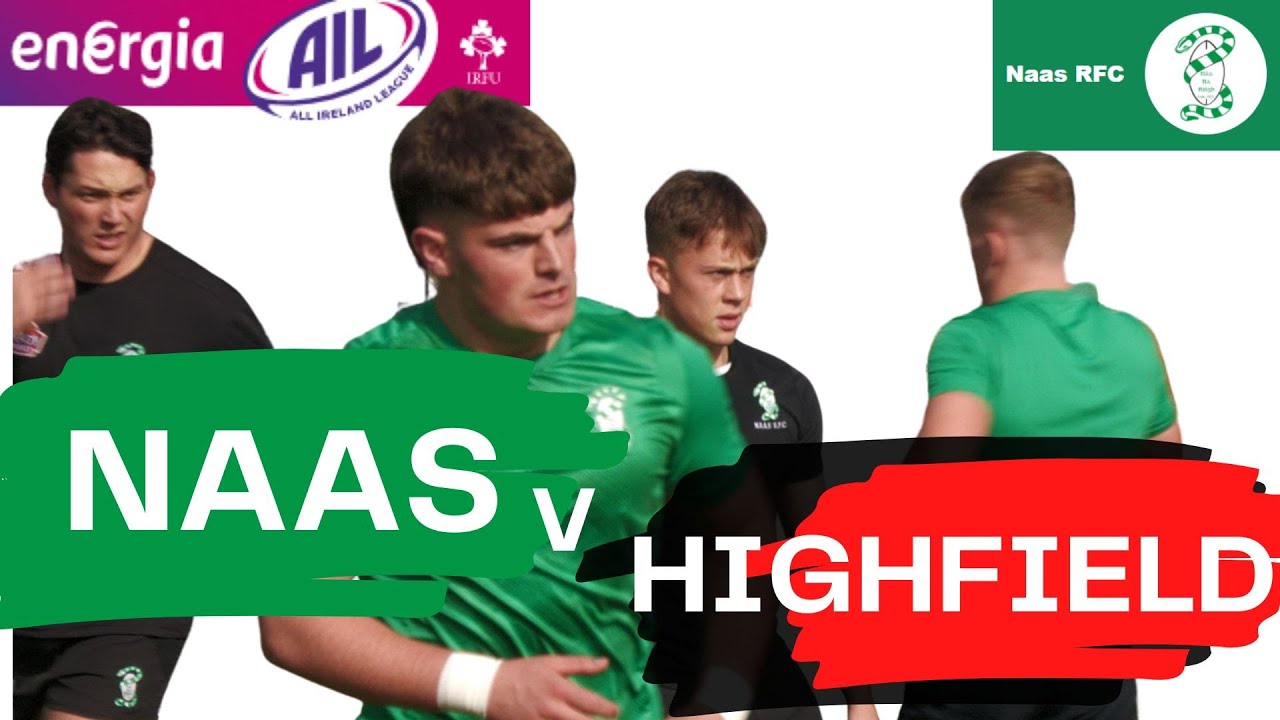 NaasRFC's tweet card. Naas v Highfield