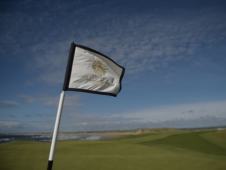 RedE2fix's tweet card. Mike Pence is staying three hours outside of Dublin so Trump can make money.