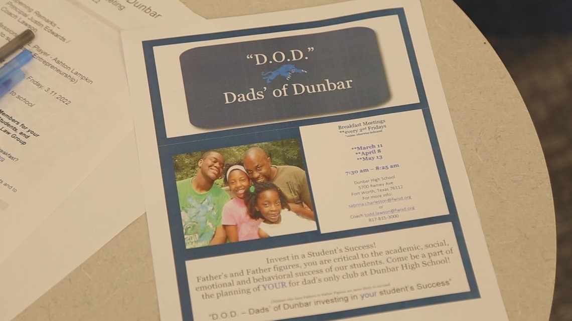 dad2summit's tweet card. The program brings dads and father figures from the community together to mentor students who may not have that kind of support at home.