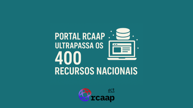 rcaap's tweet card. O Portal RCAAP (Repositórios Científicos de Acesso Aberto de Portugal) alcançou um novo marco significativo ao agregar mais de 400 recursos nacionais dedicados à disseminação do conhecimento cientí…