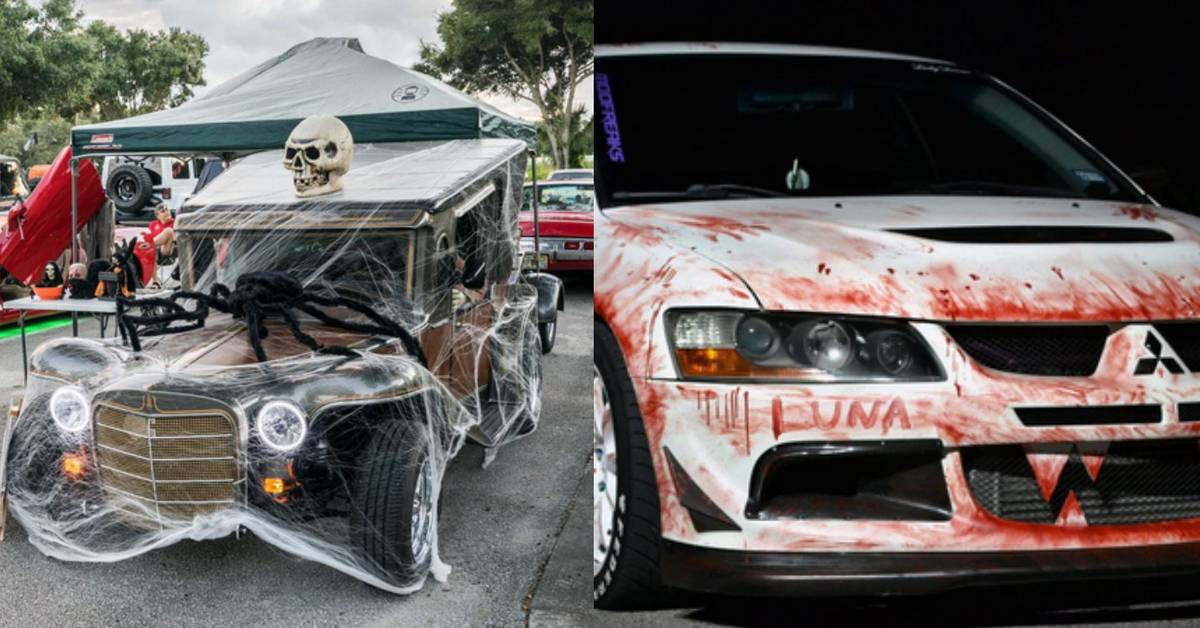 ChickTech's tweet card. Halloween isn't just for kids and it's a great holiday for drivers. Here are 10 spooky car costumes that'd be perfect for your ride