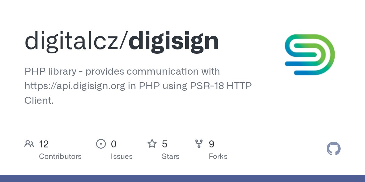 DigitalSolCz's tweet card. PHP library - provides communication with https://api.digisign.org in PHP using PSR-18 HTTP Client. - digitalcz/digisign