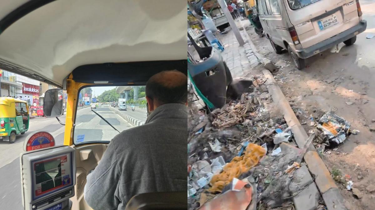 mathrubhumieng's tweet card. Viral Reddit post exposes Bengaluru`s MG Road`s dire pothole situation & neglected footpaths. Residents demand urgent infrastructure repairs. Click for details!