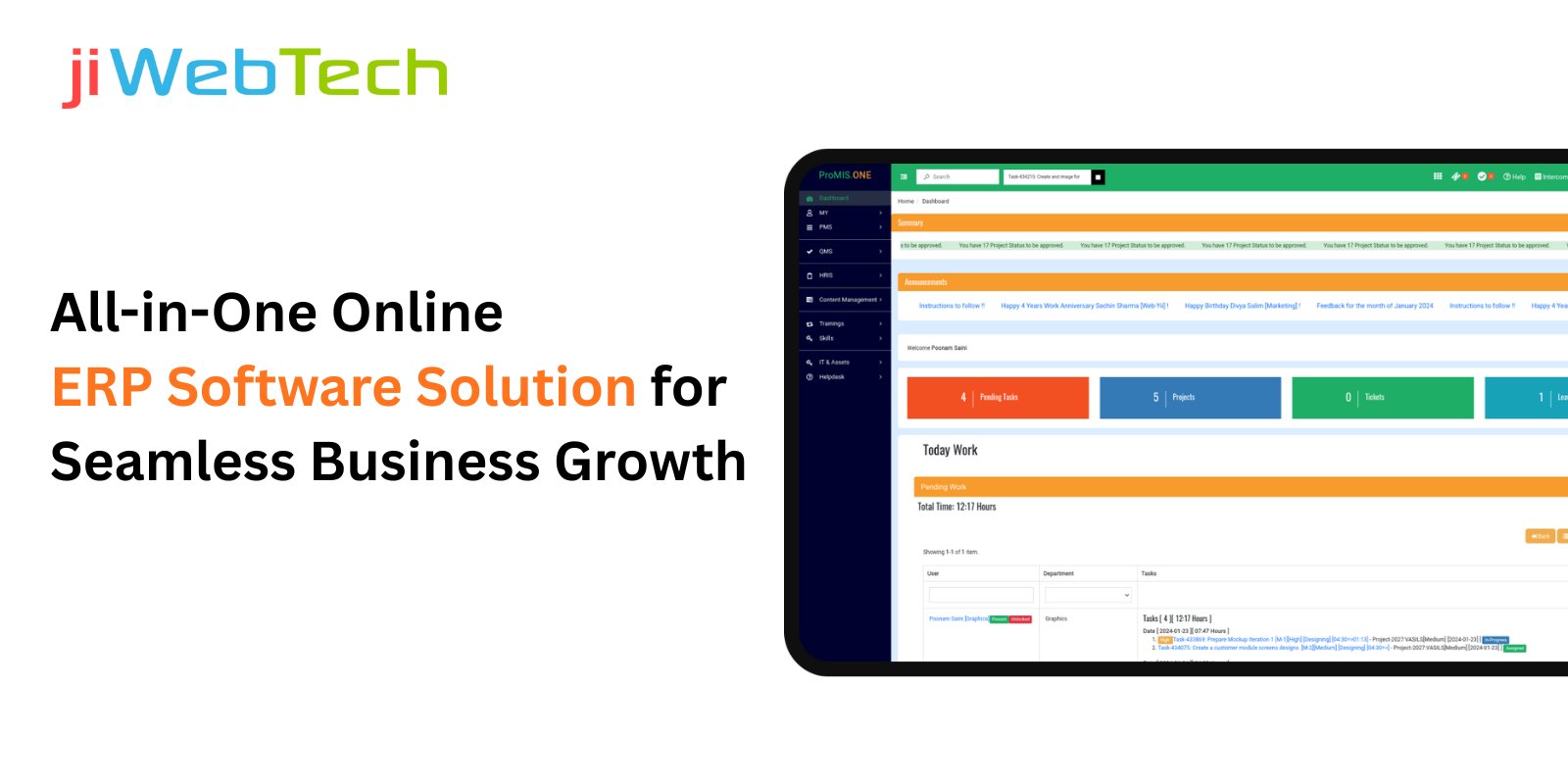 jiWebTech's tweet card. ​​According to Mordor Intelligence, the ERP market size is estimated at USD 71.62 billion in 2025 and USD 114.09 billion by 2030, at a CAGR of 9.76%....