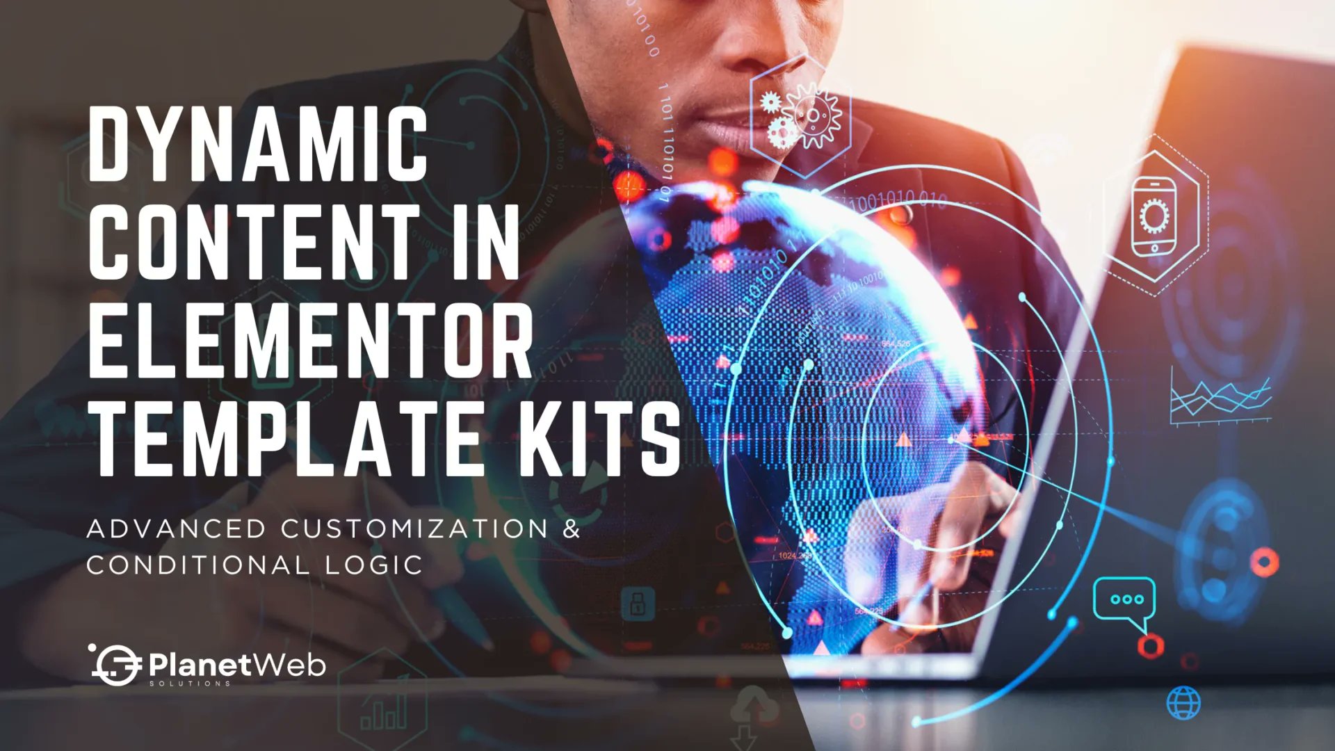 PlanetWebOnline's tweet card. Use Dynamic Content in Elementor Template Kits to build personalized, logic-driven sites. Discover advanced tips, conditional logic, and top plugins to boost conversions.