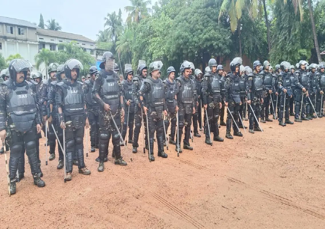 Newskarnataka's tweet card. Special Action Force personnel in Mangaluru to attend 20-day Tulu workshop to learn language and local culture for better community engagement.