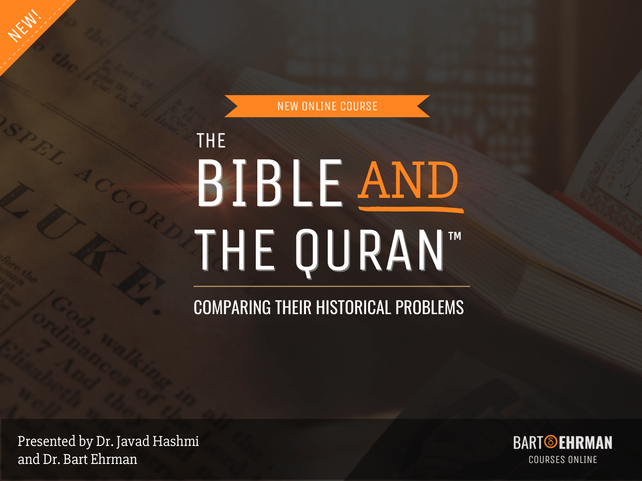 DrJavadTHashmi's tweet card. The Bible and The Quran: Comparing Their Historical Problems