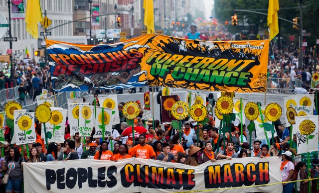 ALIGNny's tweet card. This week marks 10 years since the People’s Climate March, then the largest climate march in history. Hundreds of thousands of people, led by Indigenous and environmental justice groups most impact…