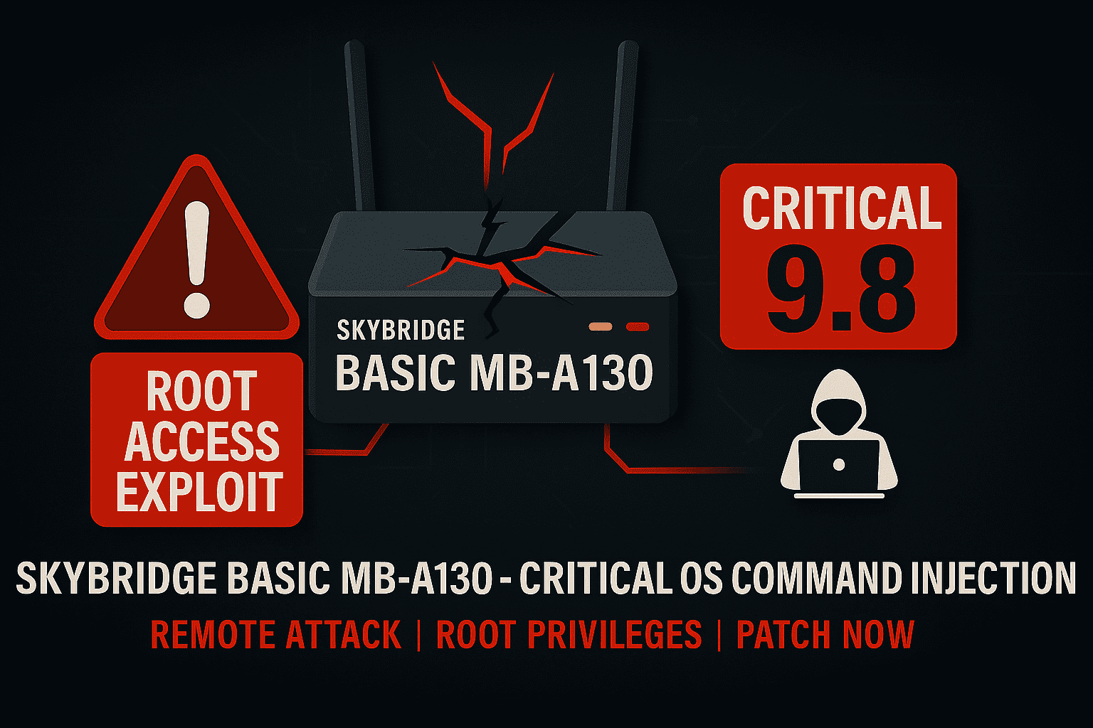 Komodosec's tweet card. A critical flaw in a Seiko Solutions networking device allows unauthenticated remote attackers to execute commands with root privileges. The issue has a CVSS score of 9.8.