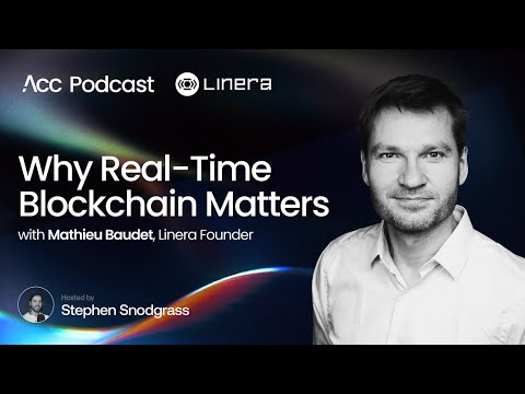 criptoworld_'s tweet card. Real-Time Blockchain Matters, with Linera’s Founder | Acc Podcast #1