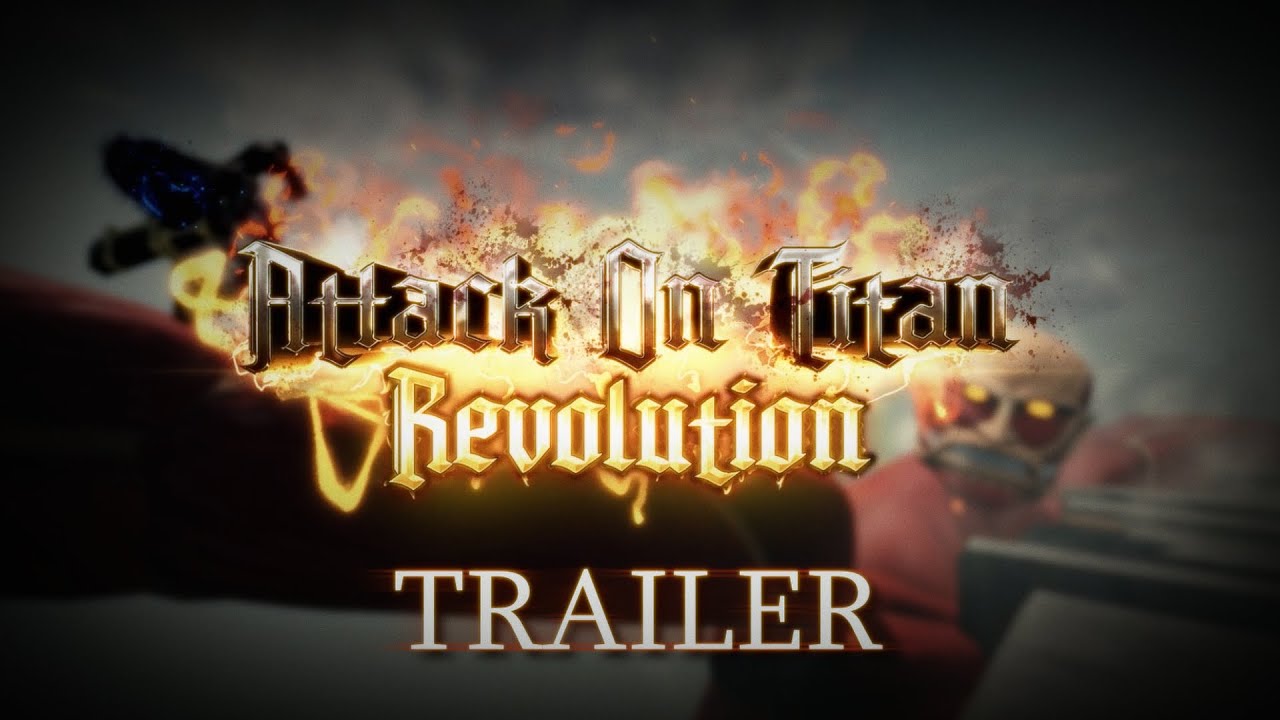 HiddenSekaii's tweet card. [TRAILER] Attack on Titan: Revolution