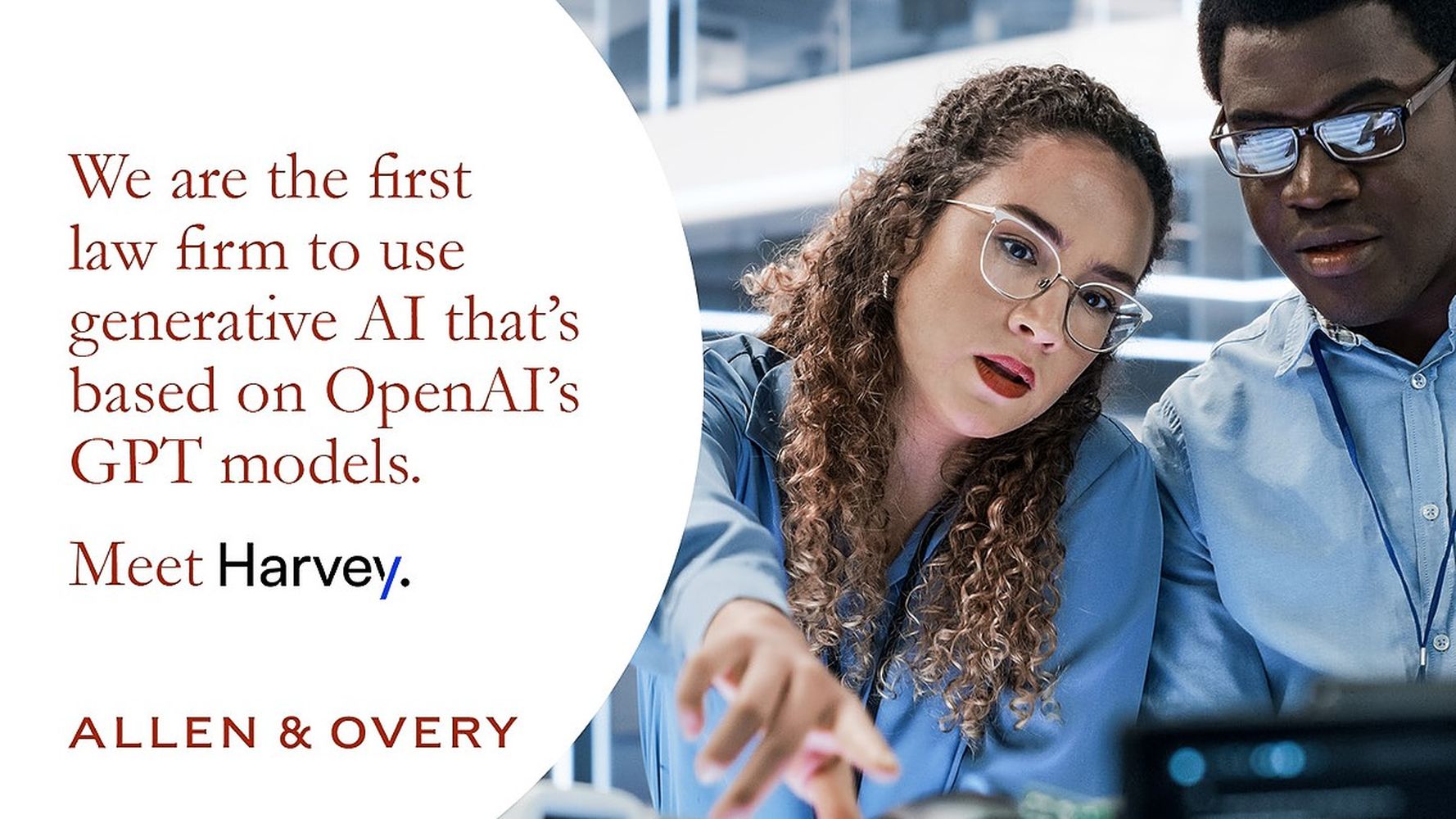 AOS_Pensions's tweet card. Allen & Overy (A&O), the leading international law firm, has broken new ground by integrating Harvey, the innovative artificial intelligence platform built on a version of Open AI’s latest models...
