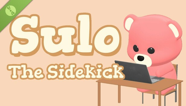 RubyUrsus's tweet card. A cozy desktop pet building his own career while you do your thing. Unlike a Tamagotchi, Sulo cares about your well-being too!