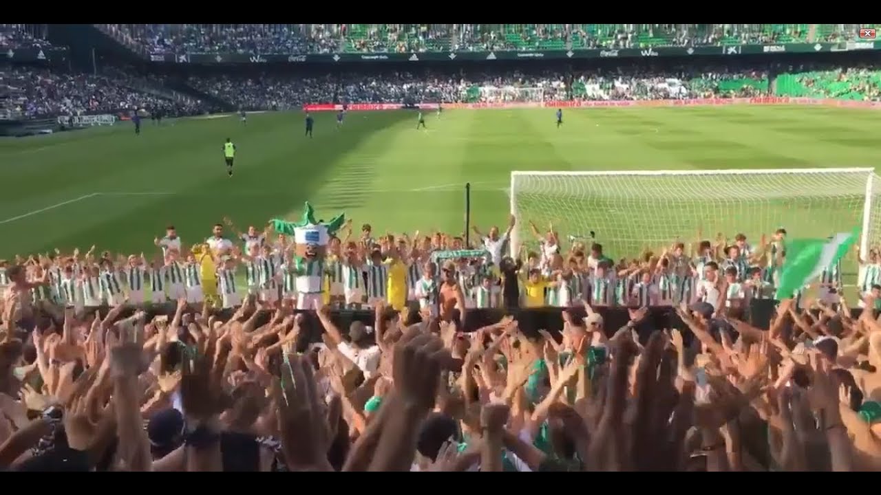 EuroHooligans's tweet card. Supporters Gol Sur y los canteranos del Betis cantan "de pequeño, yo...