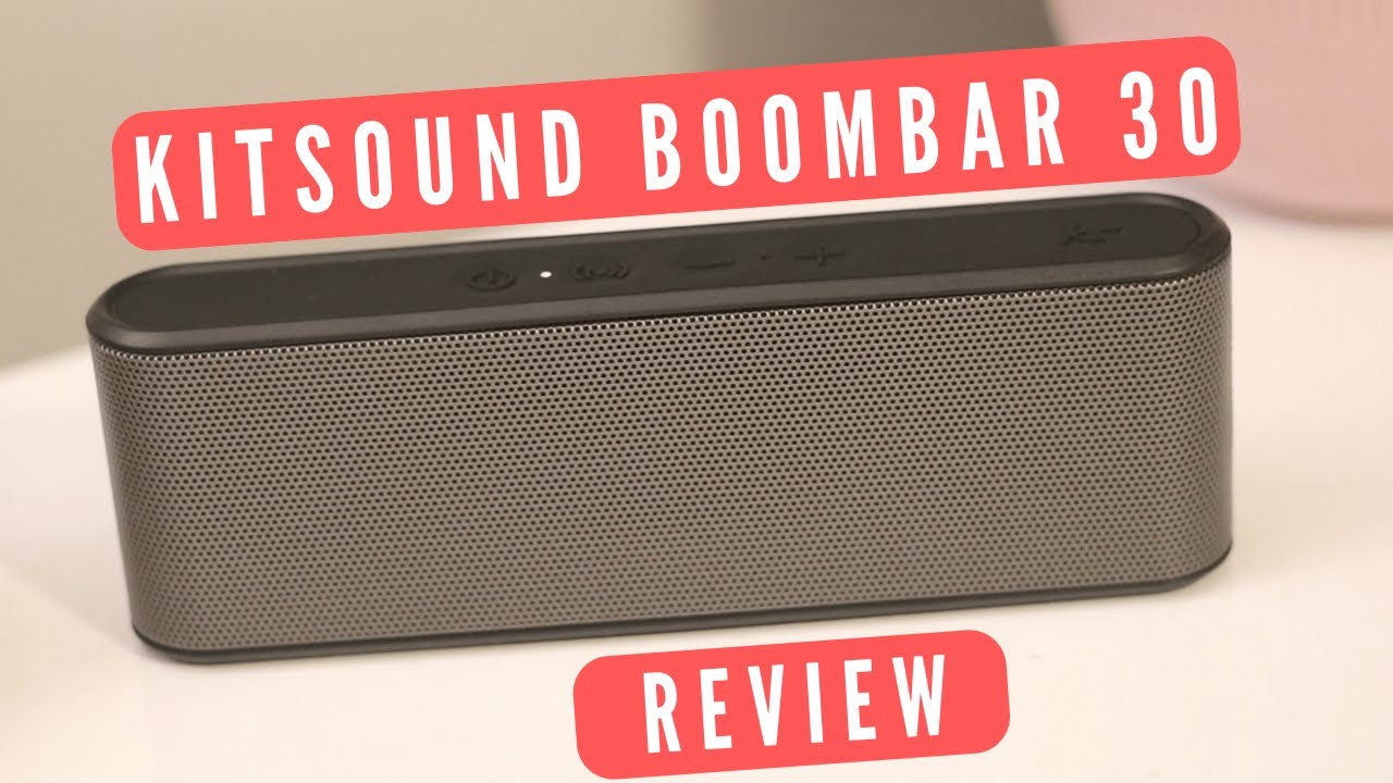 TechJayUK's tweet card. KitSound BoomBar 30 Wireless Speaker Review