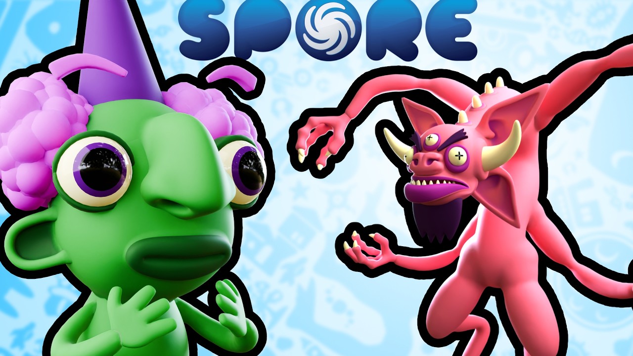 joey_carlino's tweet card. I remade the SPORE Creature Creator in Blender