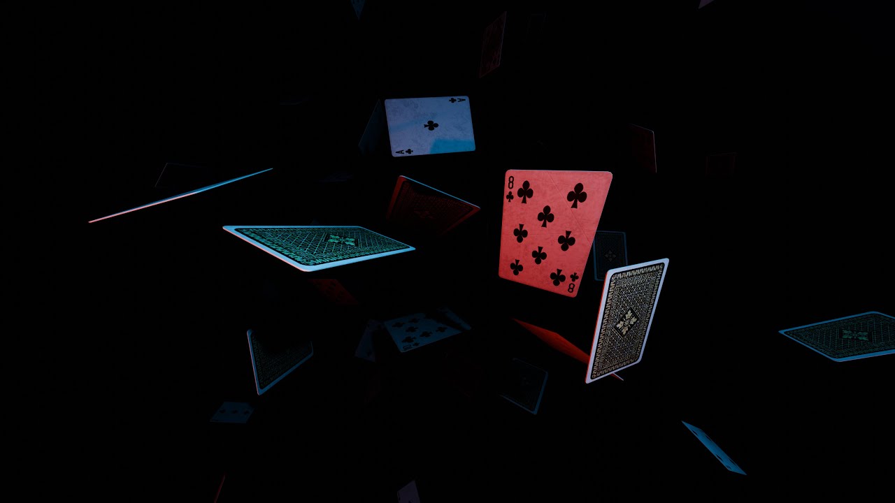 UnendingVisuals's tweet card. 1 Hour 4K Cinematic Playing Cards Motion Graphics Background VJ Loop...