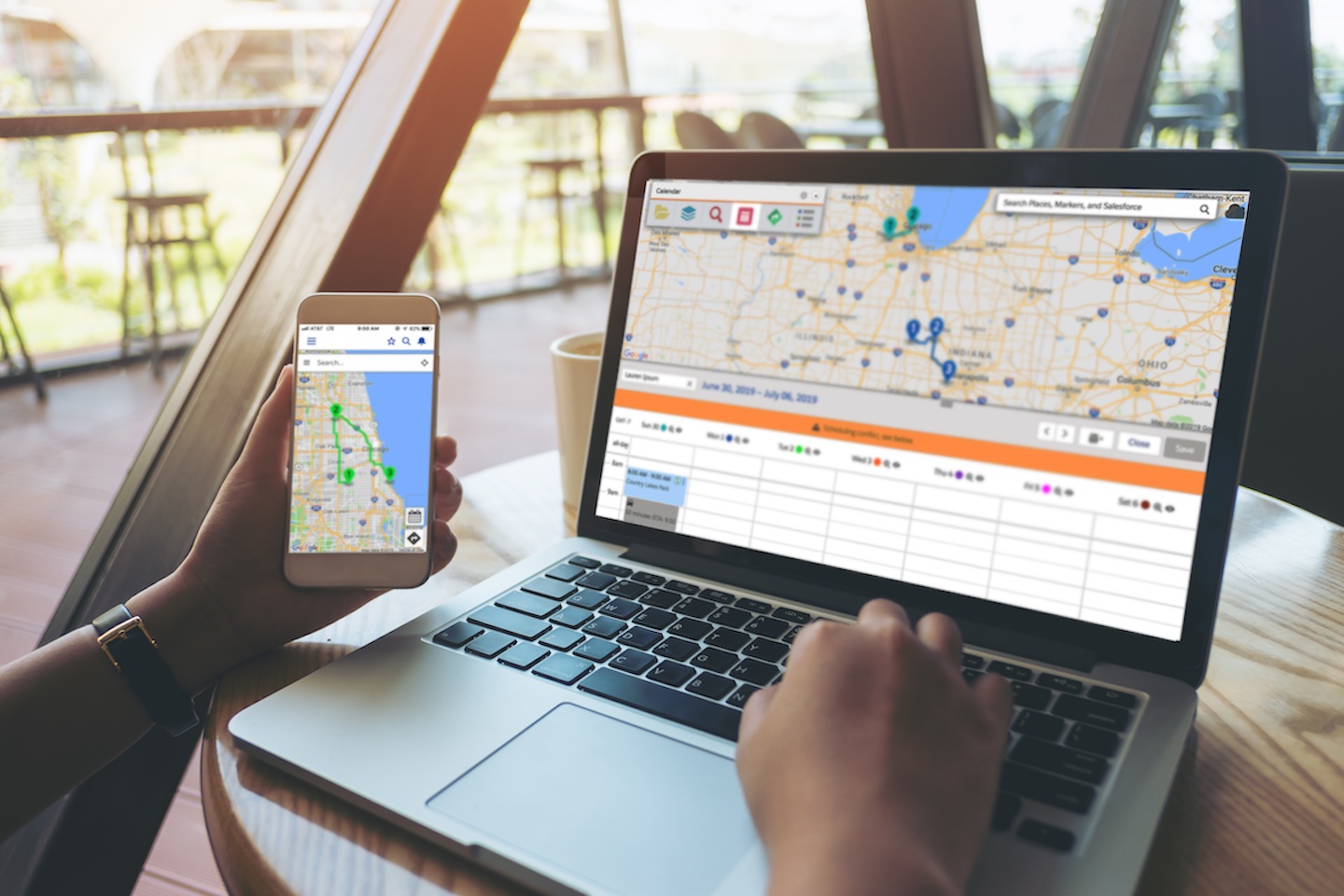 geopointe's tweet card. One of the most popular features for Geopointe users is Calendar-Based Scheduling, and for good reason. With this feature, you can visualize scheduled travel plans and update events or appointments...