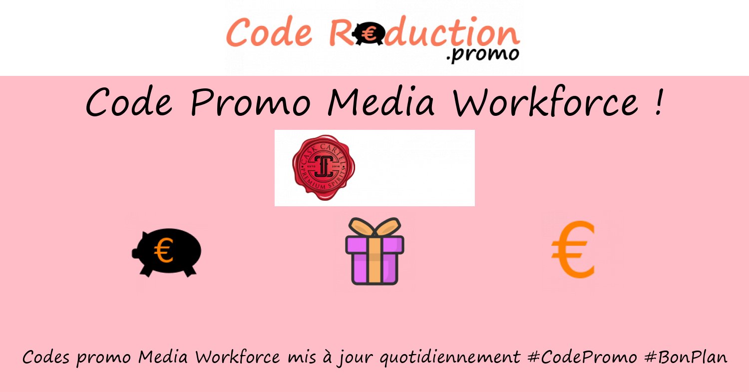 CodeRed_Promo's tweet card. ᐅ Trouvez un code promo Media Workforce valide ⭐ Obtenez des réductions exclusives en utilisant un ❤❤ code promo Media Workforce ❤❤ Novembre 2025